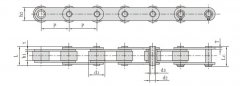 HB76.2空心銷(xiāo)軸鏈條_空心輸